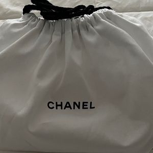Chanel Cotton Drawstring Travel Bag